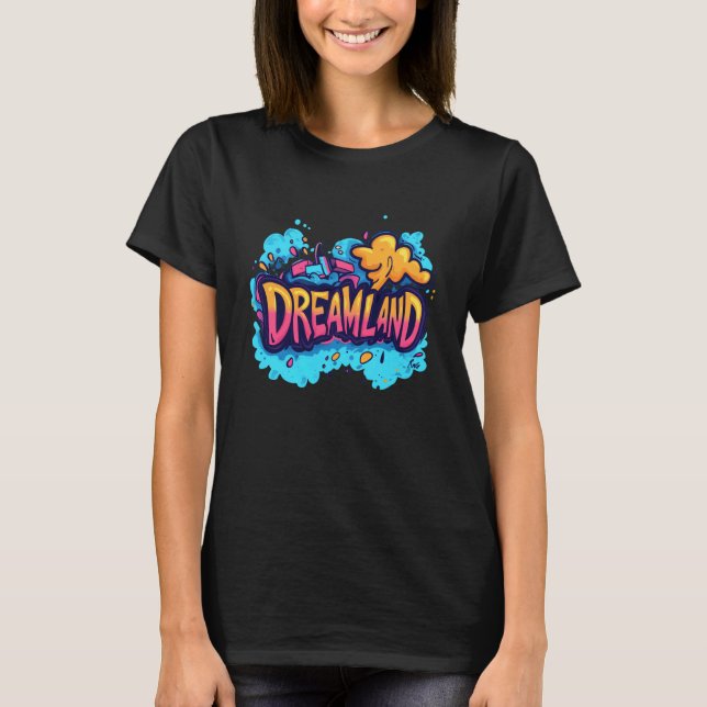 Camiseta Soft Dreams in Dreamland for a Serene Night (Frente)