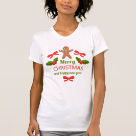Camiseta Soft Gingerbread Christmas Slim Fit Tee USA