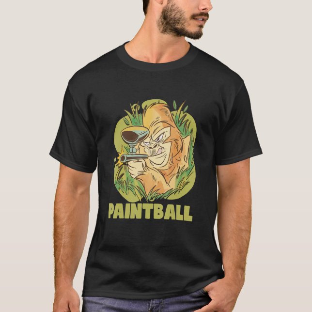 Camiseta Softair Jogador de Paintball Paintball (Frente)