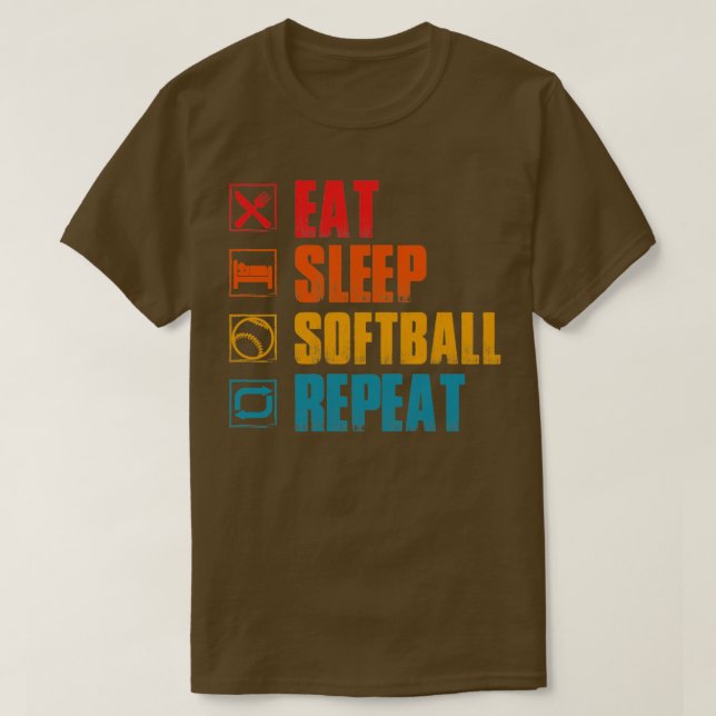Camiseta softball (Frente do Design)