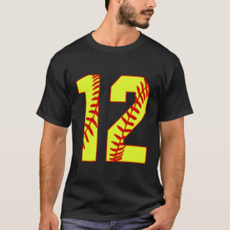 Camiseta Softball 12 Fast Pitch Love Softball Mãe Favorita