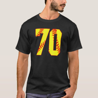 Camiseta Softball 70 Fast Pitch Love Softball Mãe Favorita