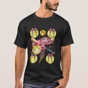 Camiseta Softball Arcos de coquete Dia de Jogo Lover de Sof