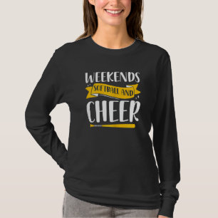 Camiseta Softball Cheer Graphic Women Girls Cheerleader 4
