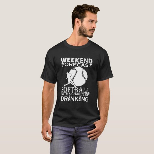 CAMISETA SOFTBALL DA PREVISÃO DO FIM DE SEMANA