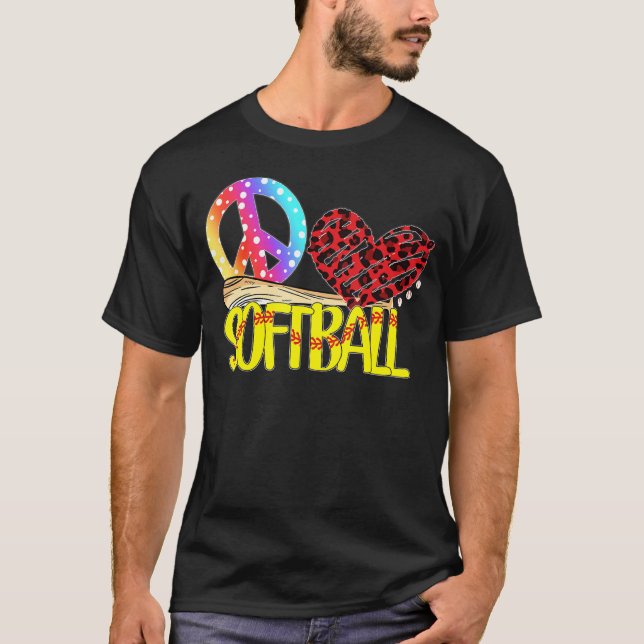 Camiseta Softball de Boca de Paz, Tie Dye (Frente)