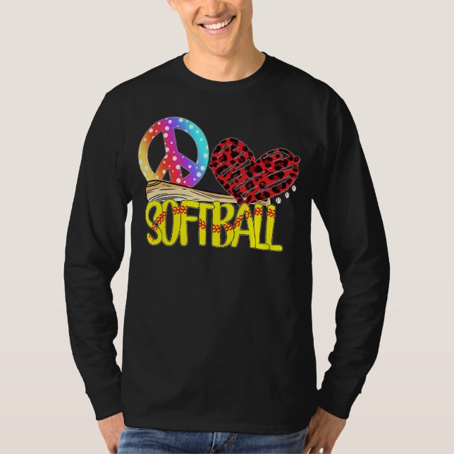 Camiseta Softball de Boca de Paz, Tie Dye (Frente)