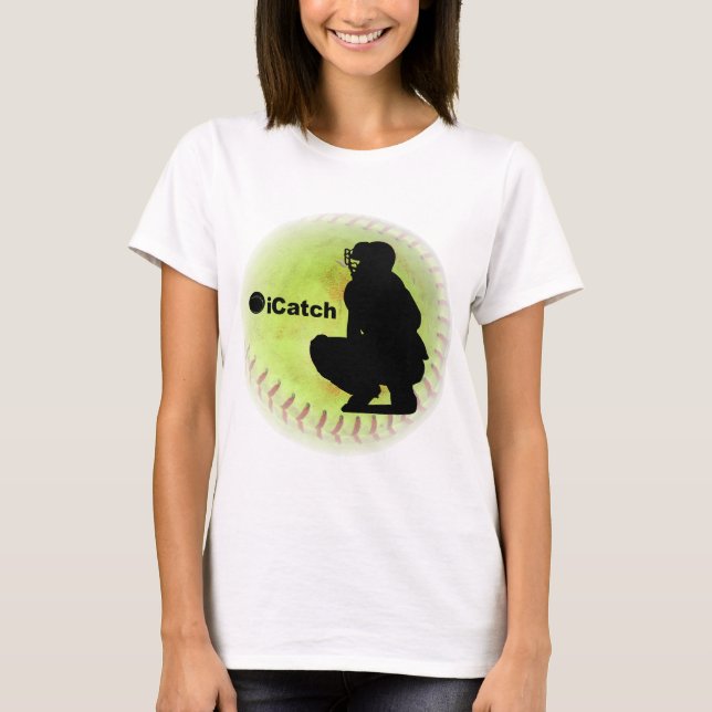 Camiseta softball de Fastpitch do iCatch (Frente)