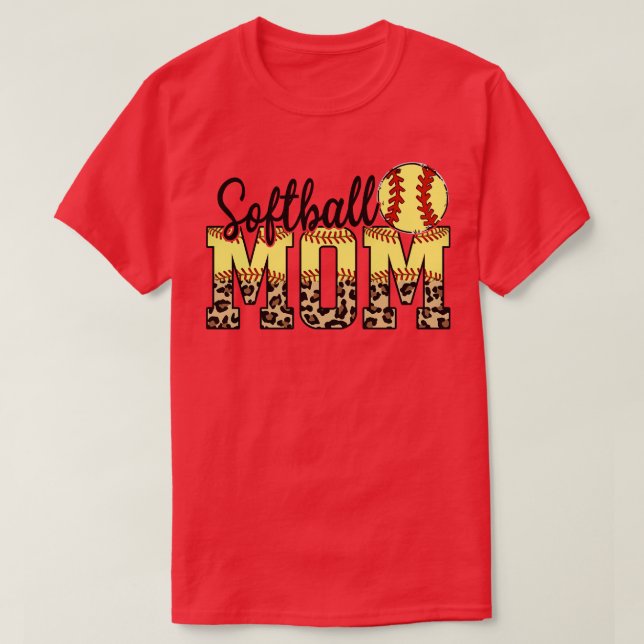 Camiseta Softball dia de as mães (Frente do Design)