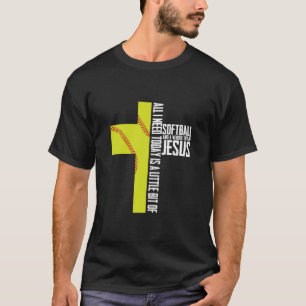 Camiseta Softball E Jesus Esportes Religiosos