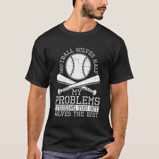 Camiseta Softball Engraçado - Batter Pitcher Catcher Softba