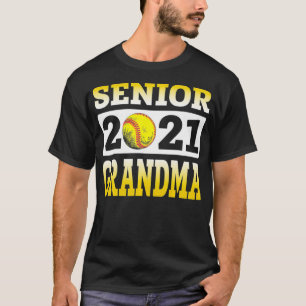 Camiseta Softball Grandma Senior 2021 Best Gift For Softbal