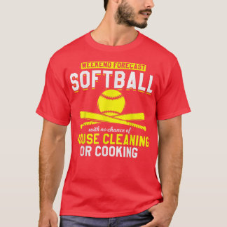 Camiseta Softball Instrutor Softball Sem Cozinhar Ou C