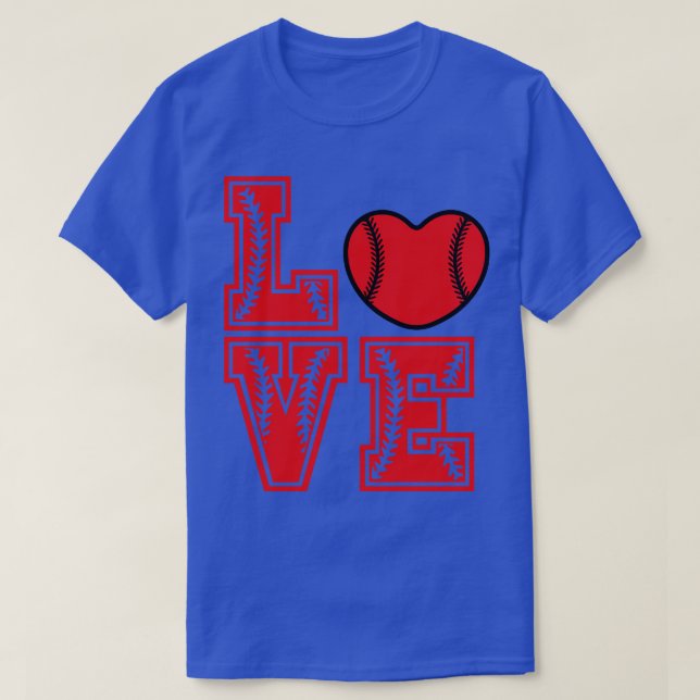 Camiseta Softball LOVE Engraçado 10 (Frente do Design)