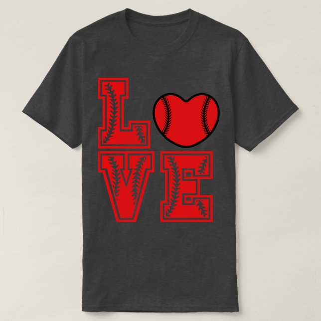 Camiseta Softball LOVE Funny 11 (Frente do Design)
