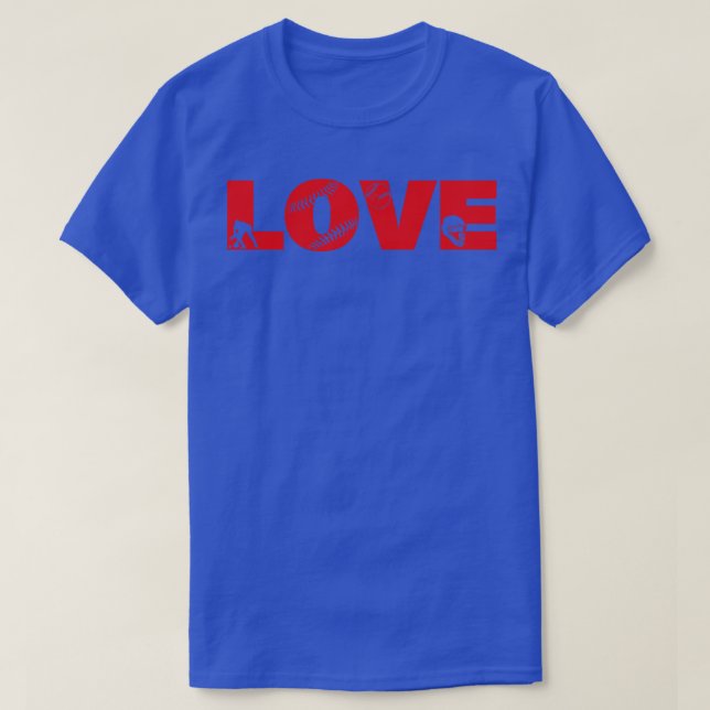 Camiseta Softball LOVE Funny 13 (Frente do Design)