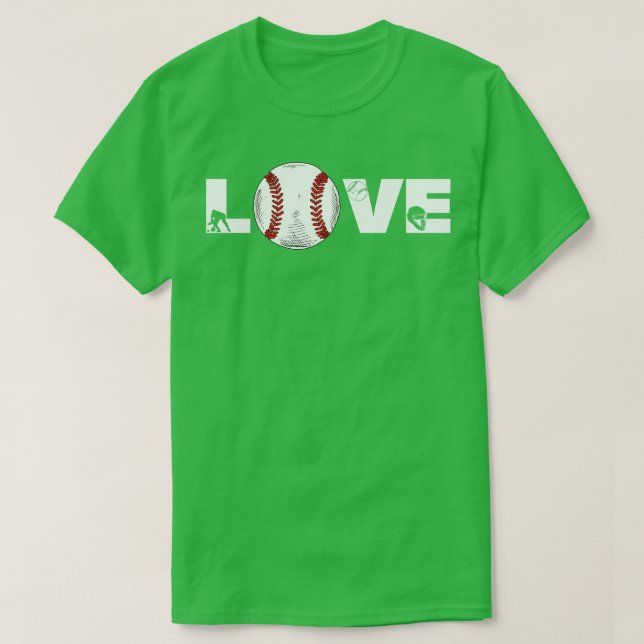 Camiseta Softball LOVE Funny 3 (Frente do Design)