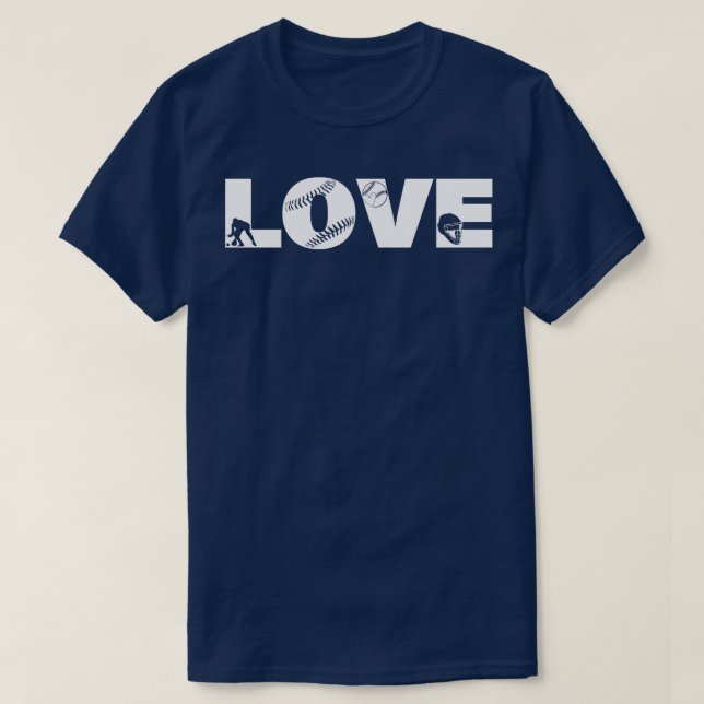 Camiseta Softball LOVE Funny 6 (Frente do Design)