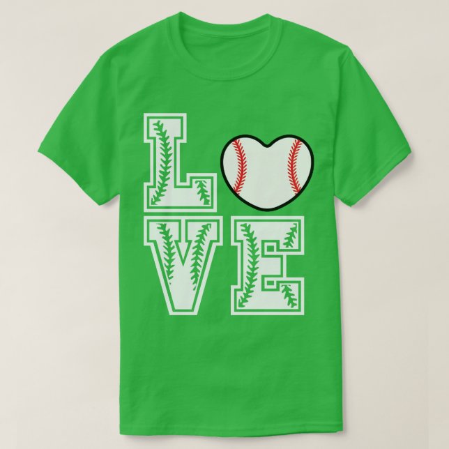 Camiseta Softball LOVE Funny 9 (Frente do Design)