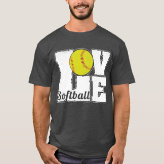 Camiseta SOFTBALL LOVE gift