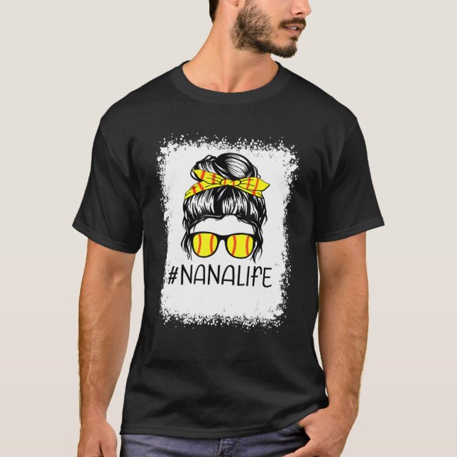 Camiseta Softball Nana Life Softball Nana Messy Bu (Frente)