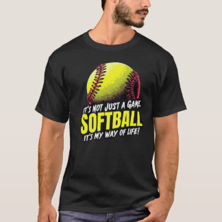 Camiseta Softball: Não é apenas um jogo