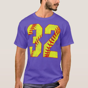 Camiseta Softball Número 32 32 Softball Jersey U