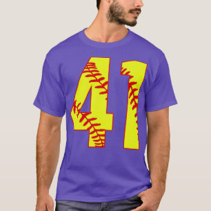 Camiseta Softball Número 41 41 Softball Jersey U