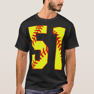 Camiseta Softball Número 51 51 Softball Jersey U