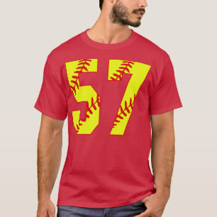 Camiseta Softball Número 57 57 Softball Jersey U