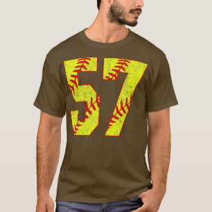Camiseta Softball Número 57 57 Softball Jersey U