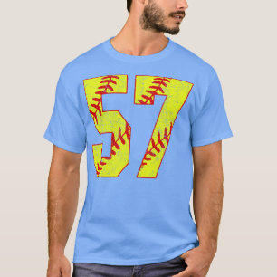 Camiseta Softball Número 57 57 Softball Jersey U