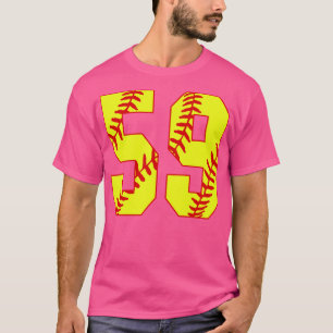 Camiseta Softball Número 59 59 Softball Jersey U