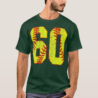Camiseta Softball Número 60 60 Softball Jersey U