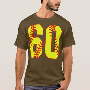 Camiseta Softball Número 60 60 Softball Jersey U