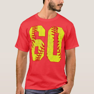 Camiseta Softball Número 60 60 Softball Jersey U