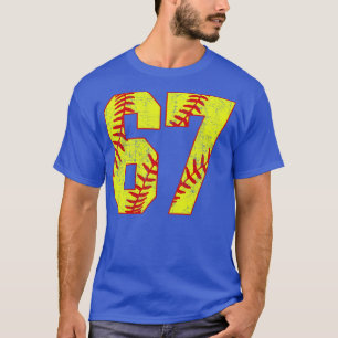 Camiseta Softball Número 67 67 Softball Jersey U