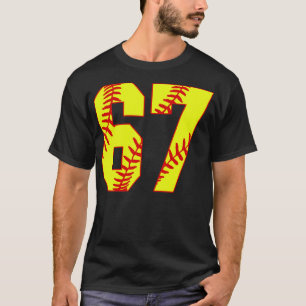 Camiseta Softball Número 67 67 Softball Jersey U