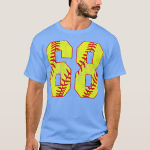 Camiseta Softball Número 68 68 Softball Jersey U