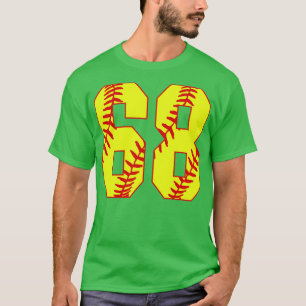 Camiseta Softball Número 68 68 Softball Jersey U