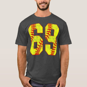 Camiseta Softball Número 69 69 Softball Jersey U