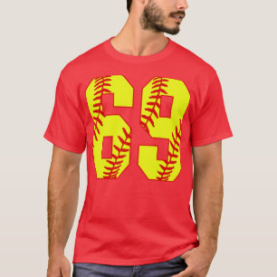 Camiseta Softball Número 69 69 Softball Jersey U