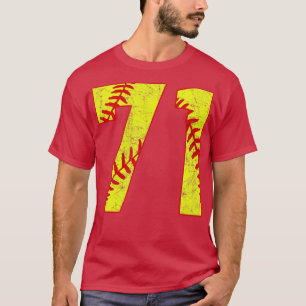 Camiseta Softball Número 71 71 Softball Jersey U