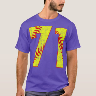 Camiseta Softball Número 71 71 Softball Jersey U