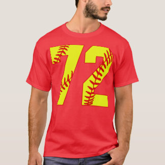 Camiseta Softball Número 72 72 Softball Jersey U