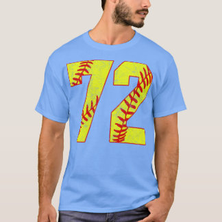 Camiseta Softball Número 72 72 Softball Jersey U