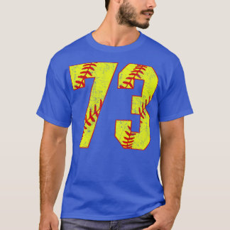 Camiseta Softball Número 73 73 Softball Jersey U