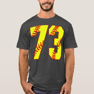 Camiseta Softball Número 73 73 Softball Jersey U