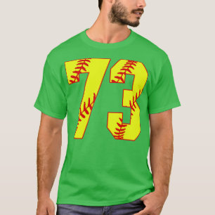 Camiseta Softball Número 73 73 Softball Jersey U
