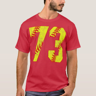 Camiseta Softball Número 73 73 Softball Jersey U